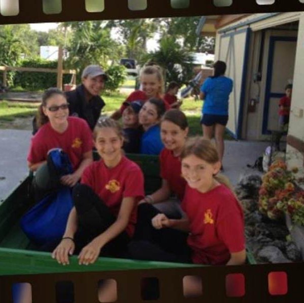 Happy campers at the Pine Hollow Camp