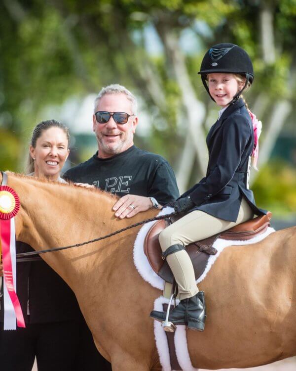 Little kid on horse