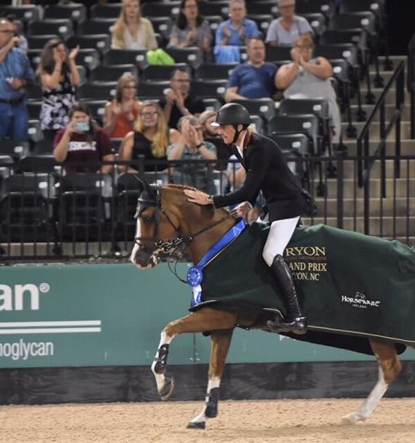 David Blake riding horse