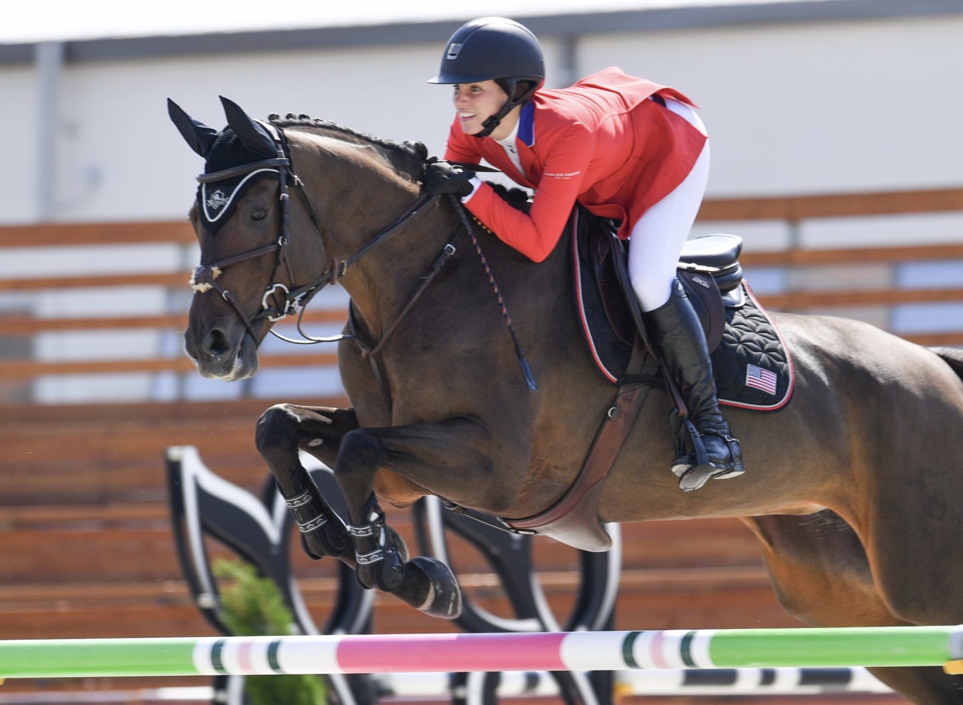 Carly Dvorkin riding her horse